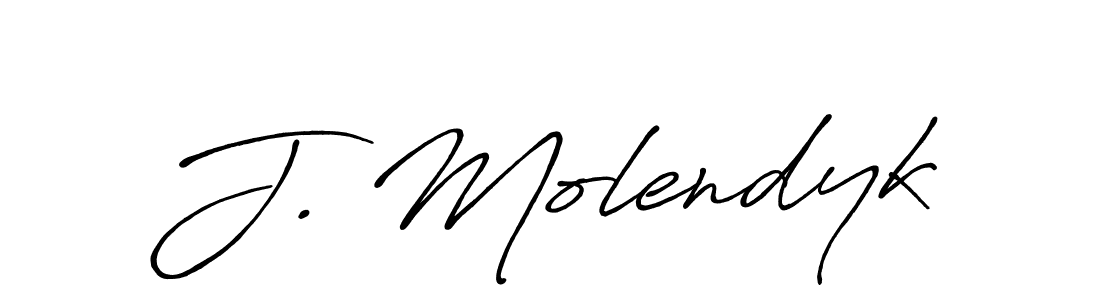 Also You can easily find your signature by using the search form. We will create J. Molendyk name handwritten signature images for you free of cost using Antro_Vectra_Bolder sign style. J. Molendyk signature style 7 images and pictures png