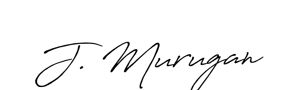 J. Murugan stylish signature style. Best Handwritten Sign (Antro_Vectra_Bolder) for my name. Handwritten Signature Collection Ideas for my name J. Murugan. J. Murugan signature style 7 images and pictures png