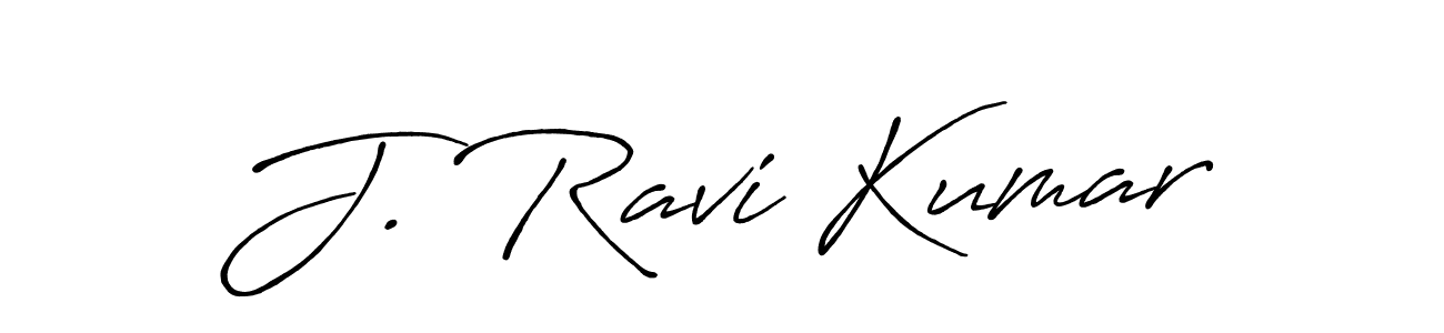 Design your own signature with our free online signature maker. With this signature software, you can create a handwritten (Antro_Vectra_Bolder) signature for name J. Ravi Kumar. J. Ravi Kumar signature style 7 images and pictures png