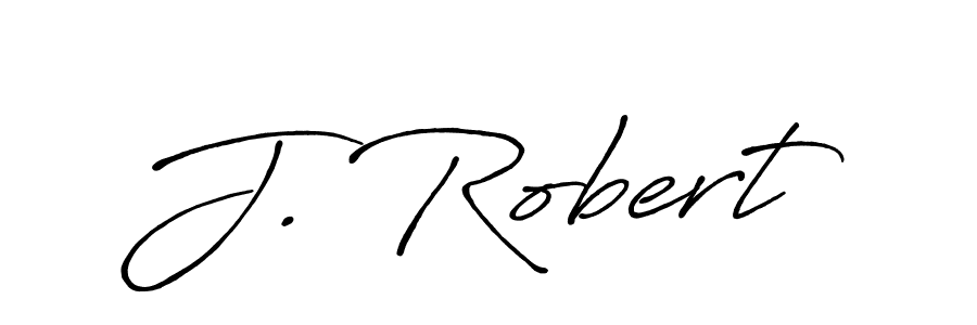 J. Robert stylish signature style. Best Handwritten Sign (Antro_Vectra_Bolder) for my name. Handwritten Signature Collection Ideas for my name J. Robert. J. Robert signature style 7 images and pictures png