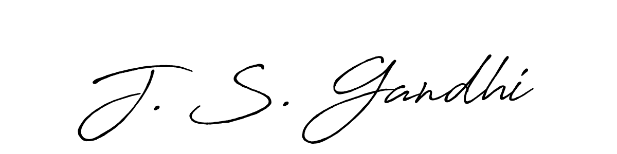 Make a short J. S. Gandhi signature style. Manage your documents anywhere anytime using Antro_Vectra_Bolder. Create and add eSignatures, submit forms, share and send files easily. J. S. Gandhi signature style 7 images and pictures png