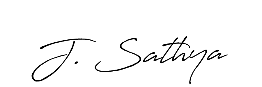 You should practise on your own different ways (Antro_Vectra_Bolder) to write your name (J. Sathya) in signature. don't let someone else do it for you. J. Sathya signature style 7 images and pictures png
