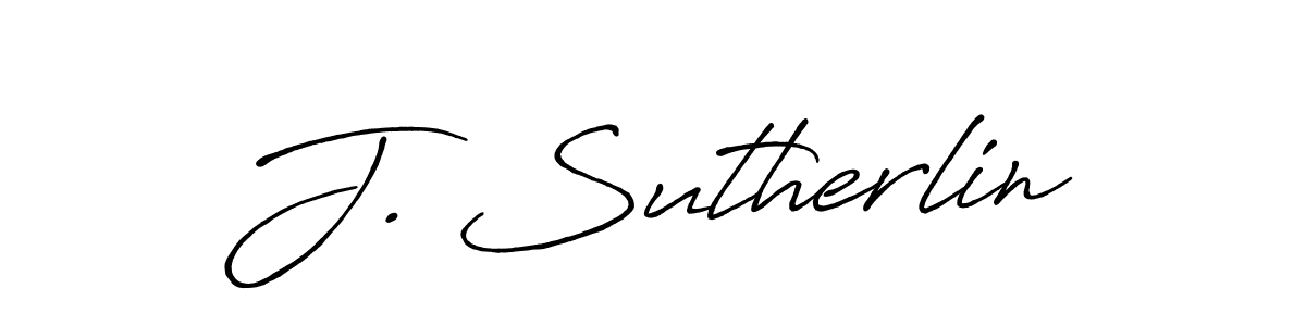 How to make J. Sutherlin signature? Antro_Vectra_Bolder is a professional autograph style. Create handwritten signature for J. Sutherlin name. J. Sutherlin signature style 7 images and pictures png