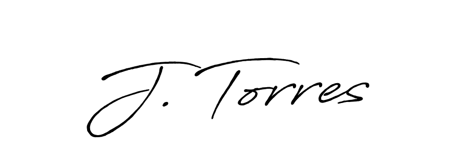 How to make J. Torres signature? Antro_Vectra_Bolder is a professional autograph style. Create handwritten signature for J. Torres name. J. Torres signature style 7 images and pictures png