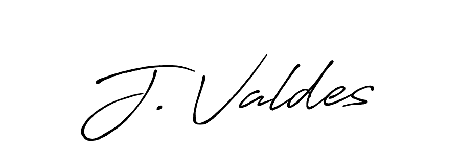 J. Valdes stylish signature style. Best Handwritten Sign (Antro_Vectra_Bolder) for my name. Handwritten Signature Collection Ideas for my name J. Valdes. J. Valdes signature style 7 images and pictures png