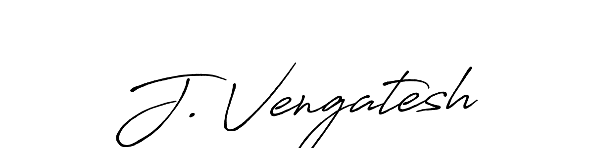 Design your own signature with our free online signature maker. With this signature software, you can create a handwritten (Antro_Vectra_Bolder) signature for name J. Vengatesh. J. Vengatesh signature style 7 images and pictures png