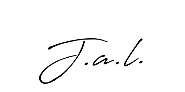 Best and Professional Signature Style for J.a.l.. Antro_Vectra_Bolder Best Signature Style Collection. J.a.l. signature style 7 images and pictures png