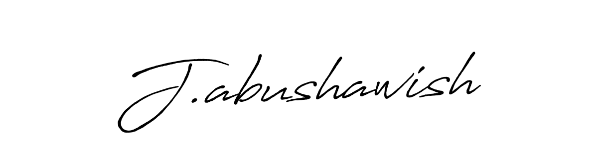 Also You can easily find your signature by using the search form. We will create J.abushawish name handwritten signature images for you free of cost using Antro_Vectra_Bolder sign style. J.abushawish signature style 7 images and pictures png