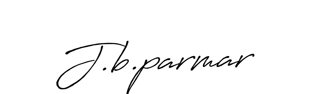 Design your own signature with our free online signature maker. With this signature software, you can create a handwritten (Antro_Vectra_Bolder) signature for name J.b.parmar. J.b.parmar signature style 7 images and pictures png