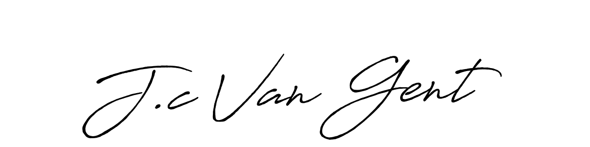 How to make J.c Van Gent signature? Antro_Vectra_Bolder is a professional autograph style. Create handwritten signature for J.c Van Gent name. J.c Van Gent signature style 7 images and pictures png