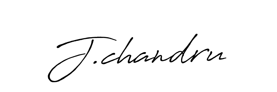 Use a signature maker to create a handwritten signature online. With this signature software, you can design (Antro_Vectra_Bolder) your own signature for name J.chandru. J.chandru signature style 7 images and pictures png