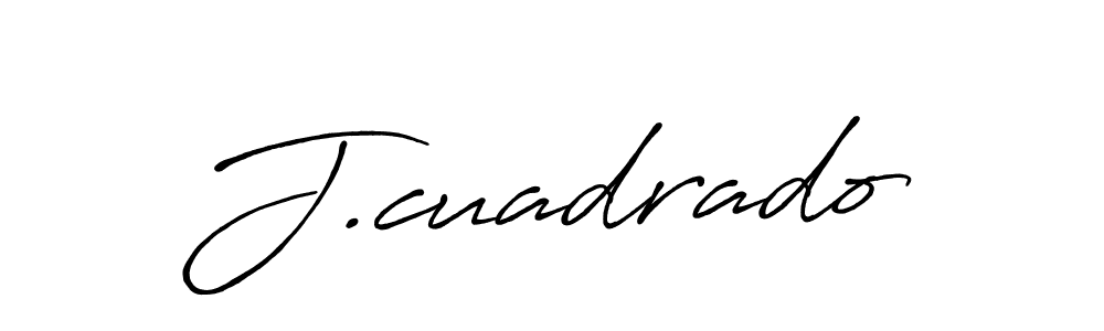 Also we have J.cuadrado name is the best signature style. Create professional handwritten signature collection using Antro_Vectra_Bolder autograph style. J.cuadrado signature style 7 images and pictures png