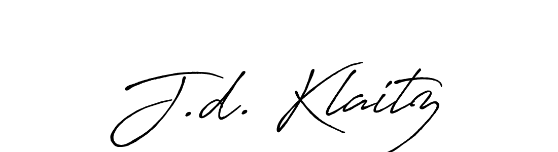 Once you've used our free online signature maker to create your best signature Antro_Vectra_Bolder style, it's time to enjoy all of the benefits that J.d. Klaitz name signing documents. J.d. Klaitz signature style 7 images and pictures png