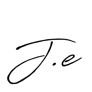 J.e stylish signature style. Best Handwritten Sign (Antro_Vectra_Bolder) for my name. Handwritten Signature Collection Ideas for my name J.e. J.e signature style 7 images and pictures png