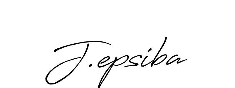 You should practise on your own different ways (Antro_Vectra_Bolder) to write your name (J.epsiba) in signature. don't let someone else do it for you. J.epsiba signature style 7 images and pictures png