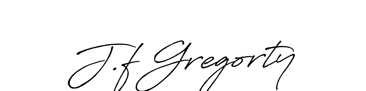 Make a beautiful signature design for name J.f Gregorty. Use this online signature maker to create a handwritten signature for free. J.f Gregorty signature style 7 images and pictures png