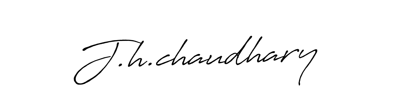 Make a beautiful signature design for name J.h.chaudhary. Use this online signature maker to create a handwritten signature for free. J.h.chaudhary signature style 7 images and pictures png