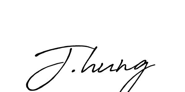 You should practise on your own different ways (Antro_Vectra_Bolder) to write your name (J.hung) in signature. don't let someone else do it for you. J.hung signature style 7 images and pictures png