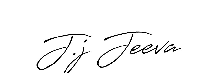 Also we have J.j Jeeva name is the best signature style. Create professional handwritten signature collection using Antro_Vectra_Bolder autograph style. J.j Jeeva signature style 7 images and pictures png