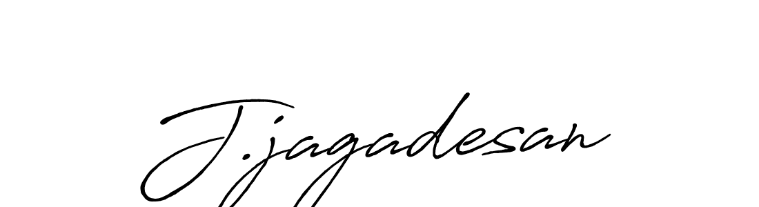 How to make J.jagadesan signature? Antro_Vectra_Bolder is a professional autograph style. Create handwritten signature for J.jagadesan name. J.jagadesan signature style 7 images and pictures png