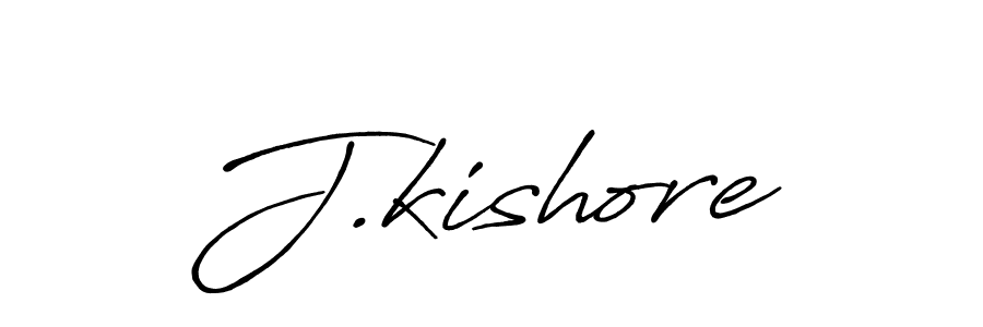 J.kishore stylish signature style. Best Handwritten Sign (Antro_Vectra_Bolder) for my name. Handwritten Signature Collection Ideas for my name J.kishore. J.kishore signature style 7 images and pictures png