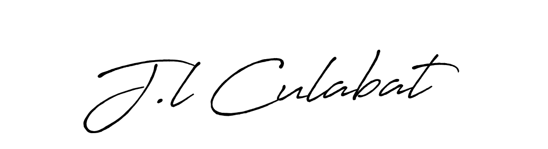 The best way (Antro_Vectra_Bolder) to make a short signature is to pick only two or three words in your name. The name J.l Culabat include a total of six letters. For converting this name. J.l Culabat signature style 7 images and pictures png