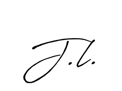 Also You can easily find your signature by using the search form. We will create J.l. name handwritten signature images for you free of cost using Antro_Vectra_Bolder sign style. J.l. signature style 7 images and pictures png
