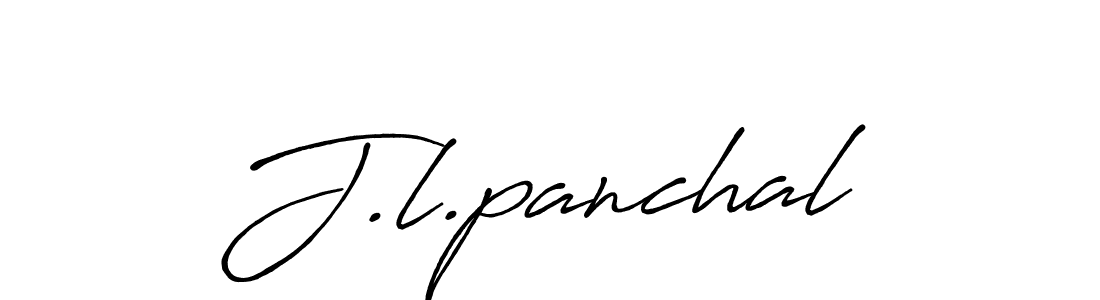 Use a signature maker to create a handwritten signature online. With this signature software, you can design (Antro_Vectra_Bolder) your own signature for name J.l.panchal. J.l.panchal signature style 7 images and pictures png