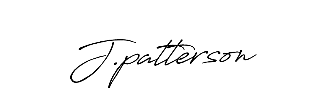 How to make J.patterson signature? Antro_Vectra_Bolder is a professional autograph style. Create handwritten signature for J.patterson name. J.patterson signature style 7 images and pictures png
