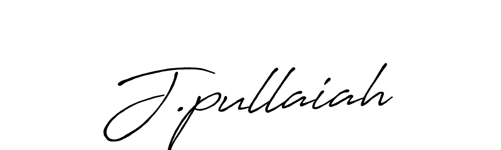 The best way (Antro_Vectra_Bolder) to make a short signature is to pick only two or three words in your name. The name J.pullaiah include a total of six letters. For converting this name. J.pullaiah signature style 7 images and pictures png