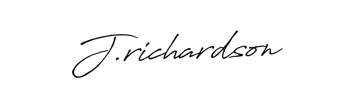 if you are searching for the best signature style for your name J.richardson. so please give up your signature search. here we have designed multiple signature styles  using Antro_Vectra_Bolder. J.richardson signature style 7 images and pictures png