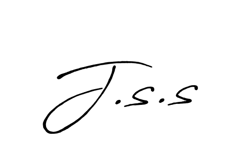 if you are searching for the best signature style for your name J.s.s. so please give up your signature search. here we have designed multiple signature styles  using Antro_Vectra_Bolder. J.s.s signature style 7 images and pictures png