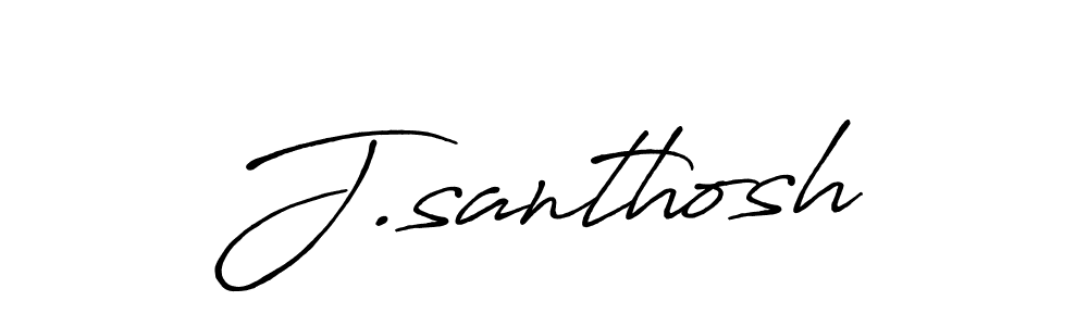 Antro_Vectra_Bolder is a professional signature style that is perfect for those who want to add a touch of class to their signature. It is also a great choice for those who want to make their signature more unique. Get J.santhosh name to fancy signature for free. J.santhosh signature style 7 images and pictures png