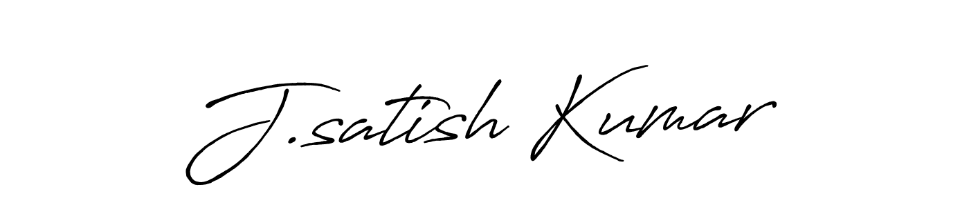 if you are searching for the best signature style for your name J.satish Kumar. so please give up your signature search. here we have designed multiple signature styles  using Antro_Vectra_Bolder. J.satish Kumar signature style 7 images and pictures png