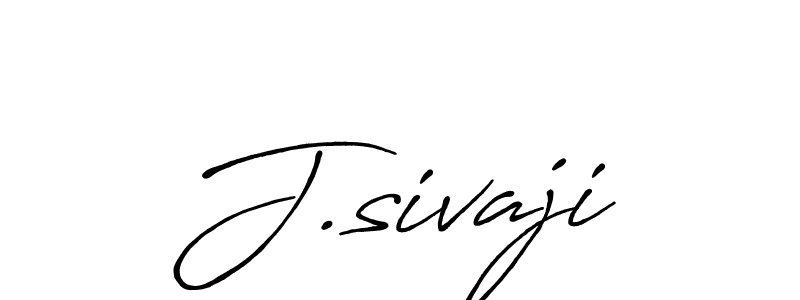 J.sivaji stylish signature style. Best Handwritten Sign (Antro_Vectra_Bolder) for my name. Handwritten Signature Collection Ideas for my name J.sivaji. J.sivaji signature style 7 images and pictures png