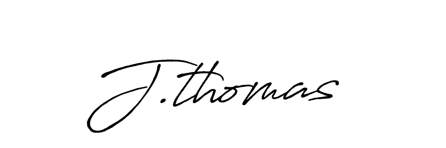 Design your own signature with our free online signature maker. With this signature software, you can create a handwritten (Antro_Vectra_Bolder) signature for name J.thomas . J.thomas  signature style 7 images and pictures png