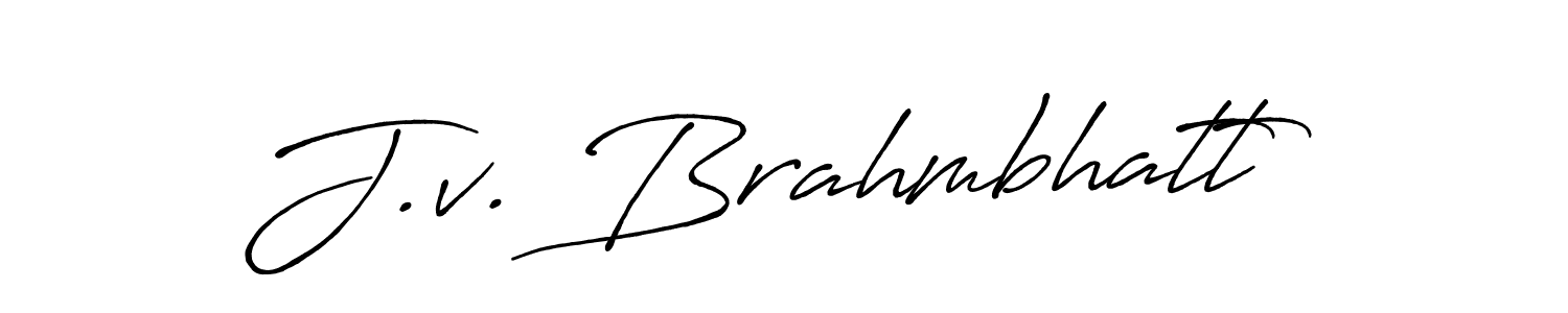 Make a beautiful signature design for name J.v. Brahmbhatt. Use this online signature maker to create a handwritten signature for free. J.v. Brahmbhatt signature style 7 images and pictures png