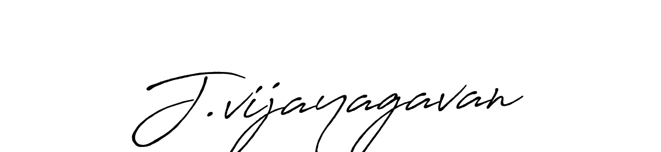 Design your own signature with our free online signature maker. With this signature software, you can create a handwritten (Antro_Vectra_Bolder) signature for name J.vijayagavan. J.vijayagavan signature style 7 images and pictures png
