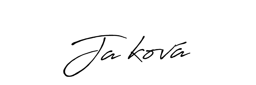 Make a beautiful signature design for name Jačková. With this signature (Antro_Vectra_Bolder) style, you can create a handwritten signature for free. Jačková signature style 7 images and pictures png