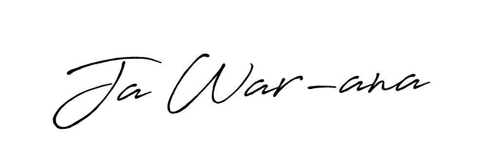 if you are searching for the best signature style for your name Ja War-ana. so please give up your signature search. here we have designed multiple signature styles  using Antro_Vectra_Bolder. Ja War-ana signature style 7 images and pictures png