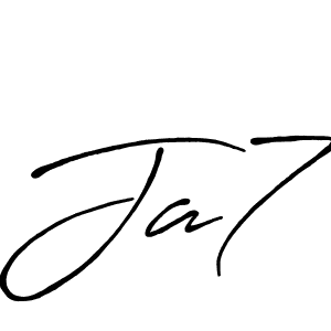 The best way (Antro_Vectra_Bolder) to make a short signature is to pick only two or three words in your name. The name Ja7 include a total of six letters. For converting this name. Ja7 signature style 7 images and pictures png