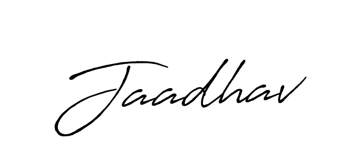 Also we have Jaadhav name is the best signature style. Create professional handwritten signature collection using Antro_Vectra_Bolder autograph style. Jaadhav signature style 7 images and pictures png