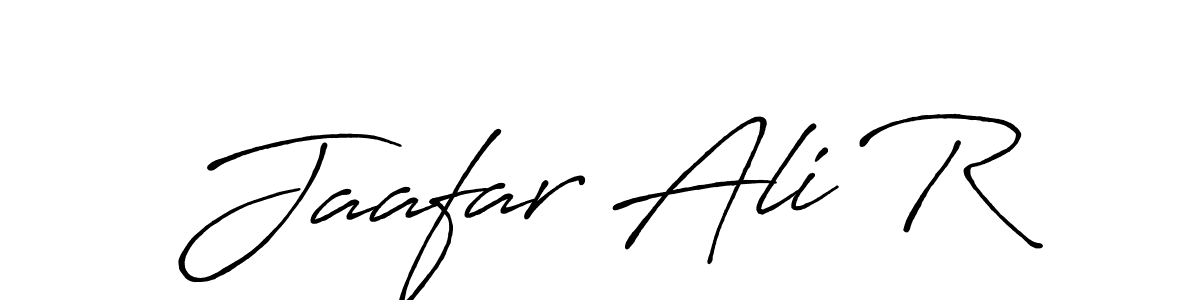 The best way (Antro_Vectra_Bolder) to make a short signature is to pick only two or three words in your name. The name Jaafar Ali R include a total of six letters. For converting this name. Jaafar Ali R signature style 7 images and pictures png