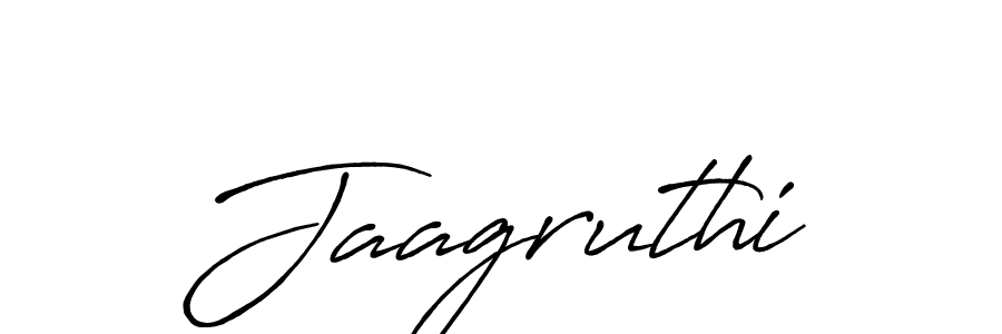 Create a beautiful signature design for name Jaagruthi. With this signature (Antro_Vectra_Bolder) fonts, you can make a handwritten signature for free. Jaagruthi signature style 7 images and pictures png