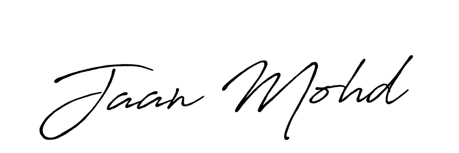 Antro_Vectra_Bolder is a professional signature style that is perfect for those who want to add a touch of class to their signature. It is also a great choice for those who want to make their signature more unique. Get Jaan Mohd name to fancy signature for free. Jaan Mohd signature style 7 images and pictures png