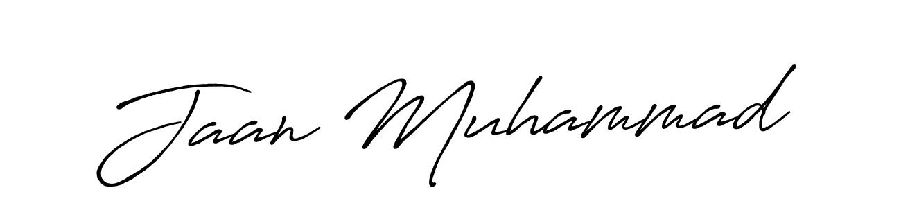 Jaan Muhammad stylish signature style. Best Handwritten Sign (Antro_Vectra_Bolder) for my name. Handwritten Signature Collection Ideas for my name Jaan Muhammad. Jaan Muhammad signature style 7 images and pictures png