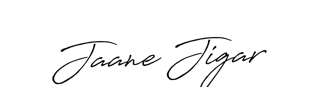 You should practise on your own different ways (Antro_Vectra_Bolder) to write your name (Jaane Jigar) in signature. don't let someone else do it for you. Jaane Jigar signature style 7 images and pictures png