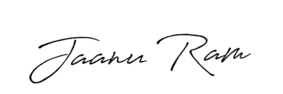 Make a beautiful signature design for name Jaanu Ram. With this signature (Antro_Vectra_Bolder) style, you can create a handwritten signature for free. Jaanu Ram signature style 7 images and pictures png