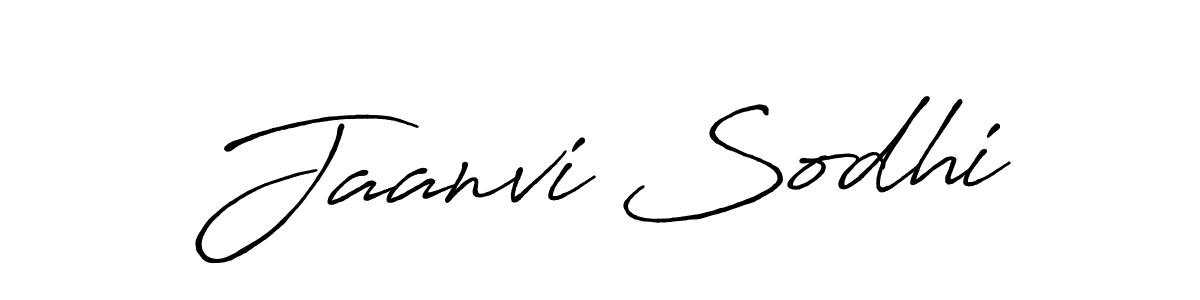 How to make Jaanvi Sodhi signature? Antro_Vectra_Bolder is a professional autograph style. Create handwritten signature for Jaanvi Sodhi name. Jaanvi Sodhi signature style 7 images and pictures png