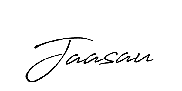 Create a beautiful signature design for name Jaasau. With this signature (Antro_Vectra_Bolder) fonts, you can make a handwritten signature for free. Jaasau signature style 7 images and pictures png